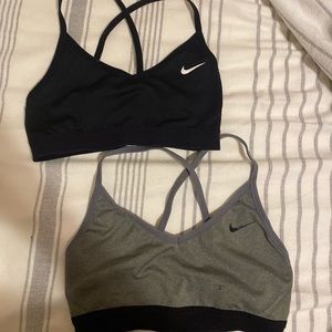 Nike Black and Grey Sports Bras Bundle